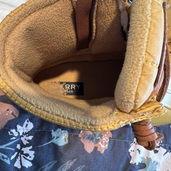 Vintage Yellow Sperry Duck Boots Women’s Size 8.5 - Picture 6 of 7